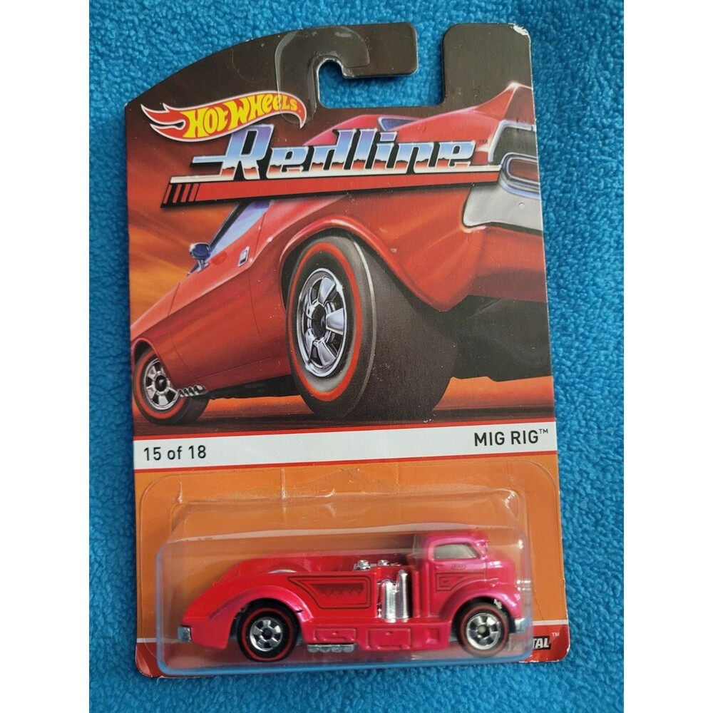 2015 Hot Wheels Redline Series Mig Rig Pearl Pink #15 of 18 1:64 Metal/Metal